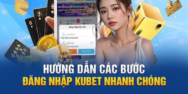 Bấm nút đăng nhập Kubet